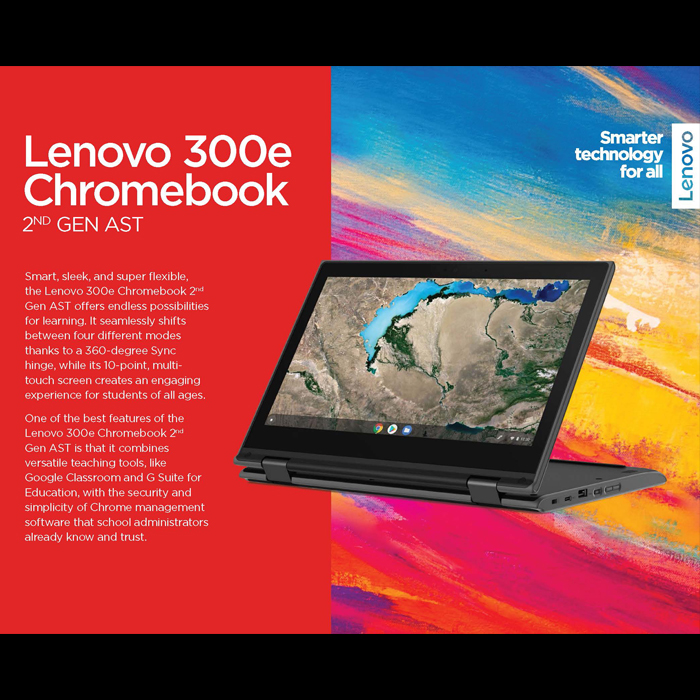 Jual Lenovo 300e Chromebook 2nd Gen AST Merek/Penerbit Lenovo BESEMAH  PUSTAKA